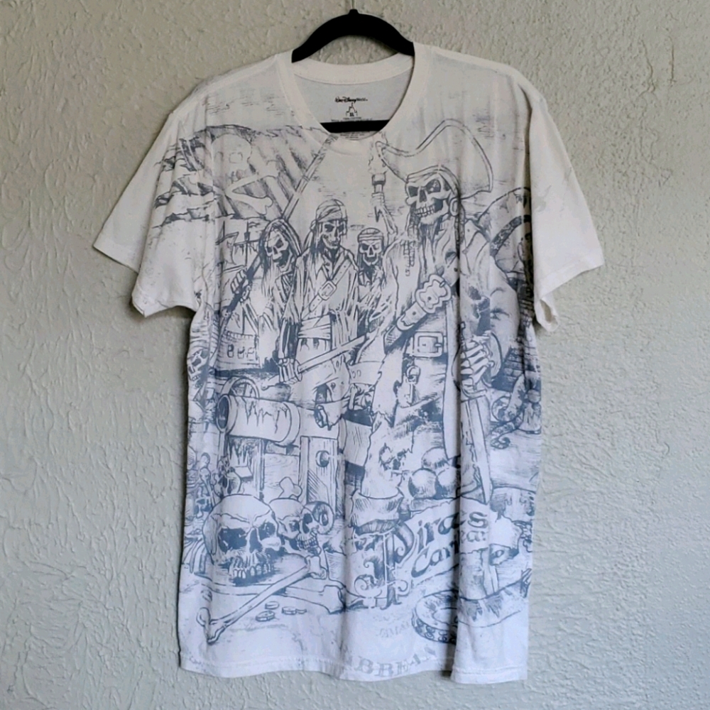 All Over Print Disney Parks Vintage Pirates of the Caribbean Shirt
